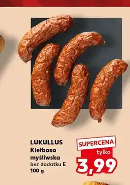 Kaufland Kiełbasa myśliwska bez dodatku E Lukullus oferta