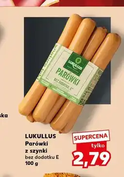 Kaufland Parówki z szynki bez dodatku E Lukullus oferta
