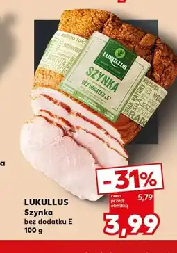 Kaufland Szynka bez dodatku E Lukullus oferta