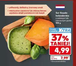 Kaufland Ser Gouda holenderska z zielonym pesto oferta