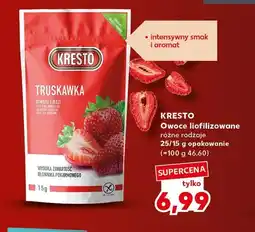 Kaufland Owoce liofilizowane Kresto oferta