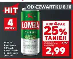 Kaufland Piwo Łomża 5,7% 4-pak oferta