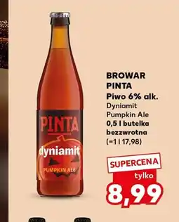 Kaufland Piwo Dyniamit Pumpkin Ale Browar Pinta oferta