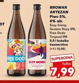 Kaufland Piwo bezalkoholowe Dodo Tropical IPA Browar Artezan oferta