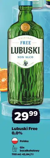 Netto Gin bezalkoholowy Lubuski Free oferta