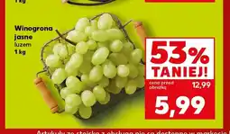 Kaufland Winogrona jasne oferta