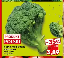 Kaufland Brokuł polski K-Stąd Takie Dobre oferta