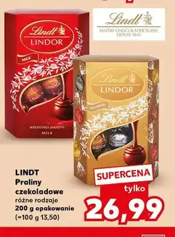 Kaufland Praliny czekoladowe Lindor Milk Lindt oferta