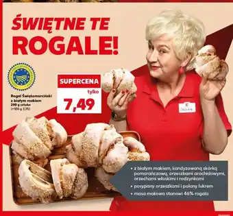 Rogal Świętomarciński z białym makiem
