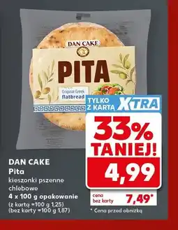 Kaufland Pita kieszonki pszenne chlebowe Dan Cake oferta