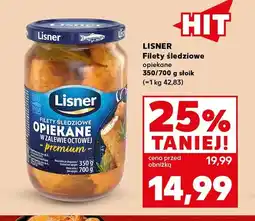 Kaufland Filety śledziowe opiekane Lisner oferta