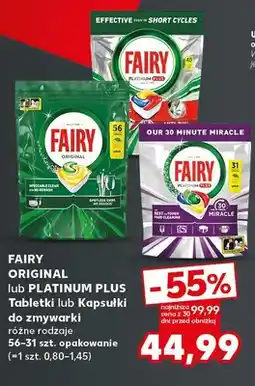 Kaufland Kapsułki do zmywarki Fairy Original oferta