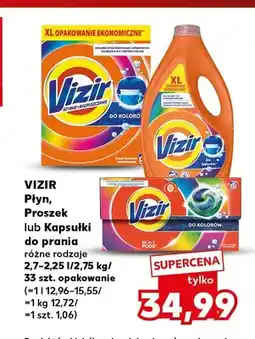 Kaufland Płyn do prania Vizir oferta