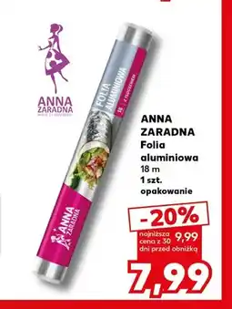 Kaufland Folia aluminiowa 18 m Anna Zaradna oferta