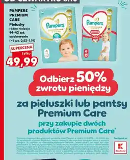 Kaufland Pieluchy Pampers Premium Care oferta