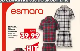 Kaufland Piżama flanelowa rozm. S-L Esmara oferta