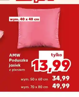 Kaufland Poduszka jasiek z pierzem AMW 40x40 cm oferta