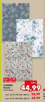 Kaufland Pościel Livarno 160x200 cm oferta