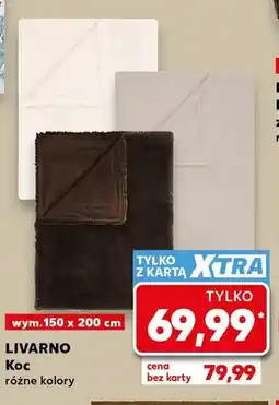 Kaufland Koc Livarno 150x200 cm oferta