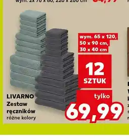 Kaufland Zestaw ręczników Livarno oferta