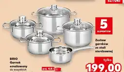 Kaufland Zestaw garnków ze stali nierdzewnej oferta