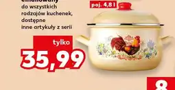 Kaufland Garnek emaliowany 4,8 l Brio oferta