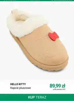 Deichmann Kapcie pluszowe Hello Kitty oferta