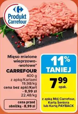 Carrefour Mięso mielone wieprzowo-wołowe CARREFOUR oferta