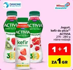 Carrefour Jogurt, kefir do picia ACTIVIA oferta