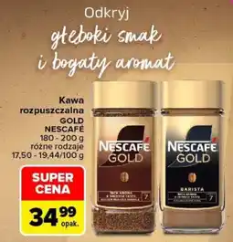 Carrefour Kawa rozpuszczalna NESCAFE GOLD oferta
