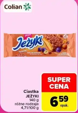 Carrefour Ciastka JEŻYKI oferta