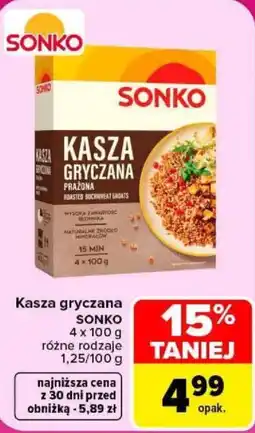 Carrefour Kasza gryczana Sonko oferta