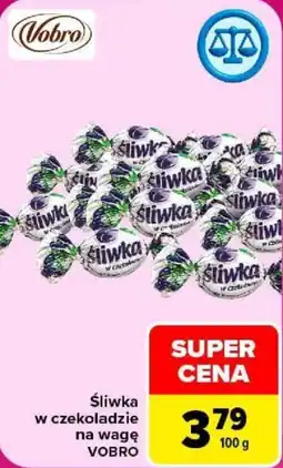Carrefour Śliwka w czekoladzie VOBRO oferta