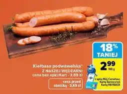 Carrefour Kiełbasa podwawelska oferta