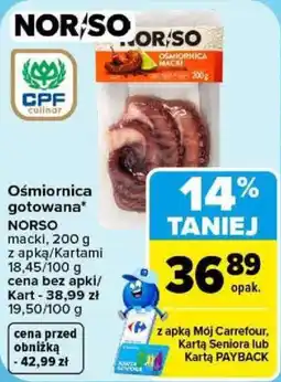 Carrefour Ośmiornica gotowana NORSO oferta