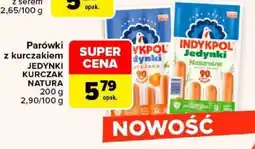 Carrefour Parówki z kurczakiem JEDYNKI KURCZAK NATURA oferta