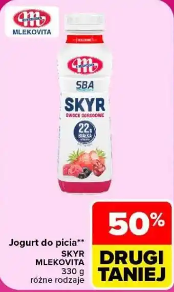 Carrefour Jogurt do picia skyr mlekovita oferta