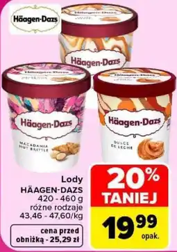 Carrefour Lody Häagen-Dazs oferta