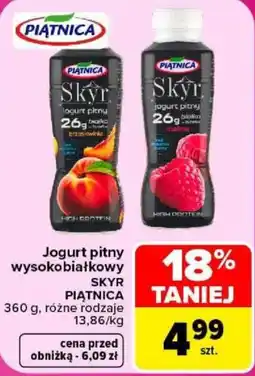 Carrefour Jogurt pitny wysokobiałkowy SKYR PIĄTNICA oferta