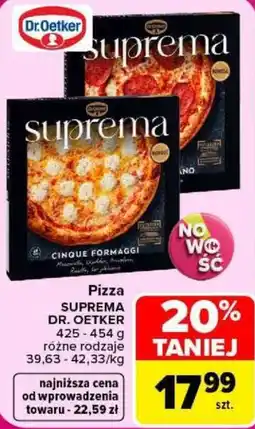 Carrefour Pizza Suprema Dr. Oetker oferta