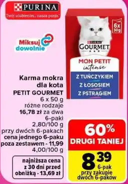 Carrefour Karma mokra dla kota PETIT GOURMET oferta