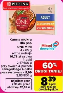 Carrefour Karma mokra dla psa ONE MINI oferta