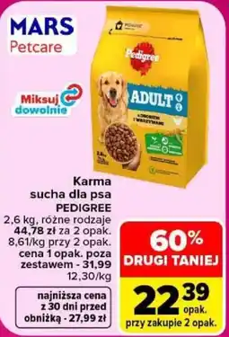Carrefour Karma sucha dla psa PEDIGREE oferta