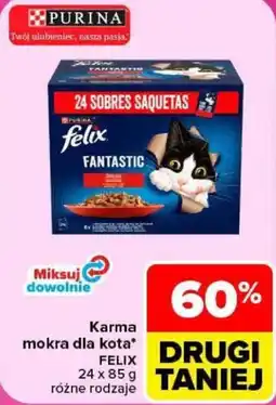 Carrefour Karma mokra dla kota felix oferta