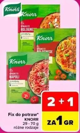 Carrefour Fix do potraw KNORR oferta