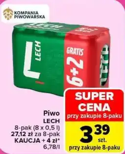 Carrefour Piwo LECH oferta