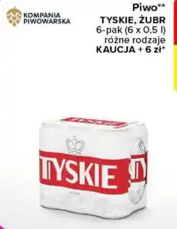 Carrefour Piwo Tyskie, Żubr oferta