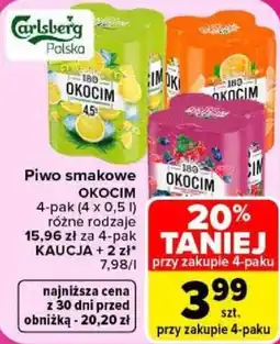 Carrefour Piwo smakowe OKOCIM oferta