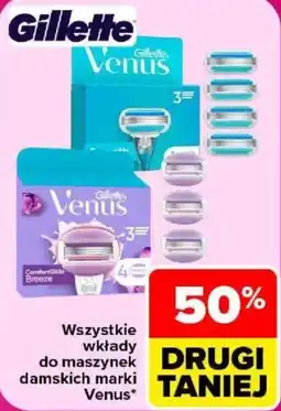 Carrefour Wszystkie wkłady do maszynek damskich marki Venus oferta