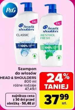 Carrefour Szampon do włosów HEAD & SHOULDERS oferta